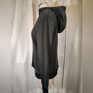 Under Armor Pullover Hoodie, Women, Dark Gray, Logo, Pockets, Drawstring,  M